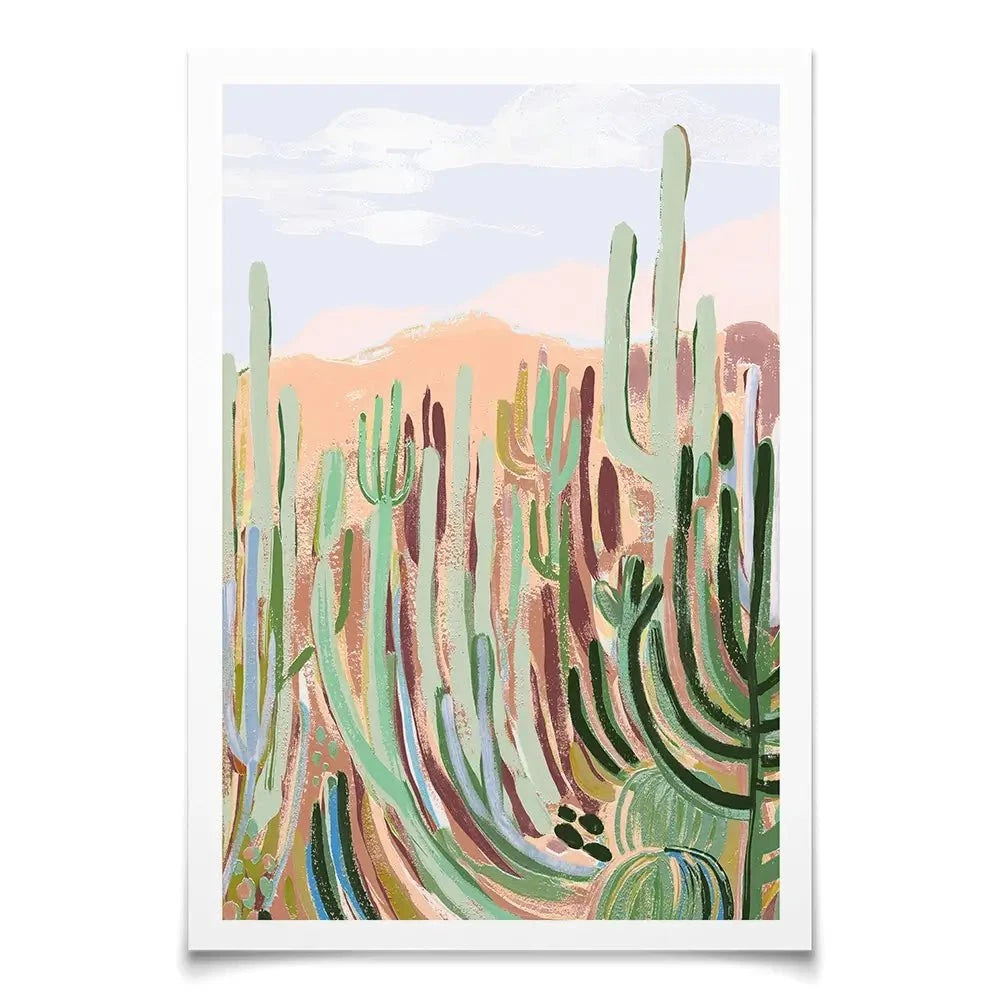 Warm Sunbaked Desert Art Print Warm Sunbaked Desert Art Print wall art product Laura Marr