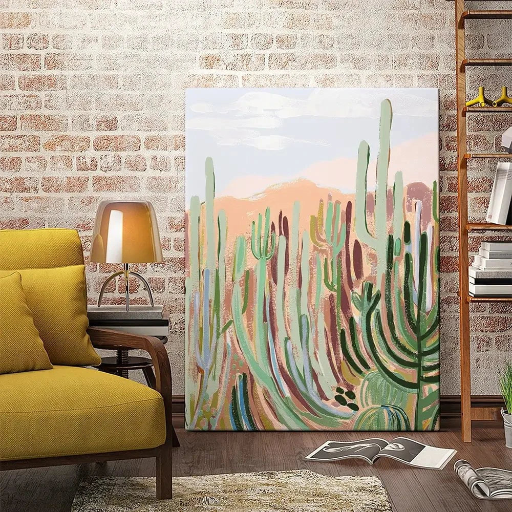 Warm Sunbaked Desert Canvas Print Warm Sunbaked Desert Canvas Print wall art product Laura Marr
