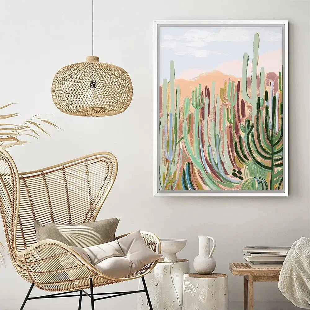 Warm Sunbaked Desert Canvas Print Warm Sunbaked Desert Canvas Print wall art product Laura Marr