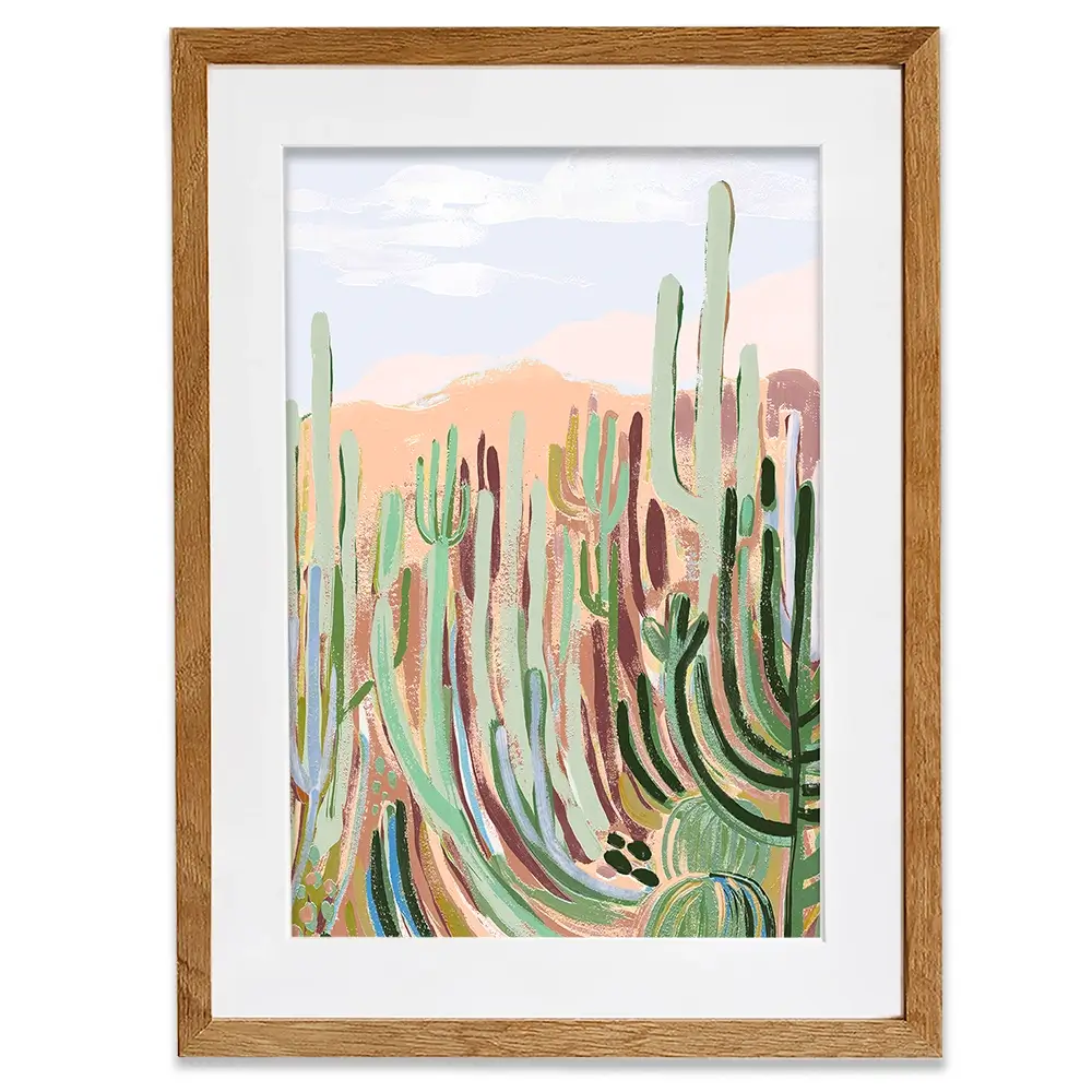 Warm Sunbaked Desert Framed Art Print Warm Sunbaked Desert Framed Art Print wall art product Laura Marr