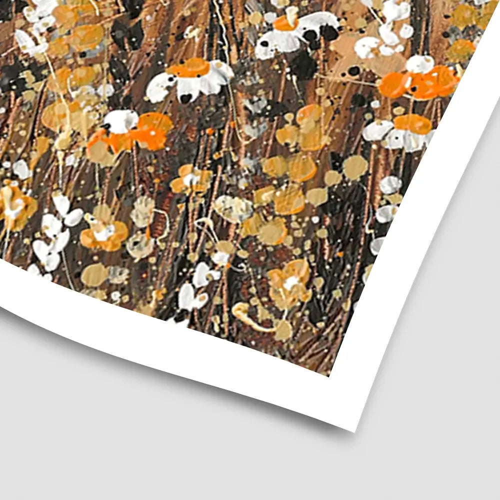 Warm Wildflowers Art Print Warm Wildflowers Art Print wall art product Emma LC Art