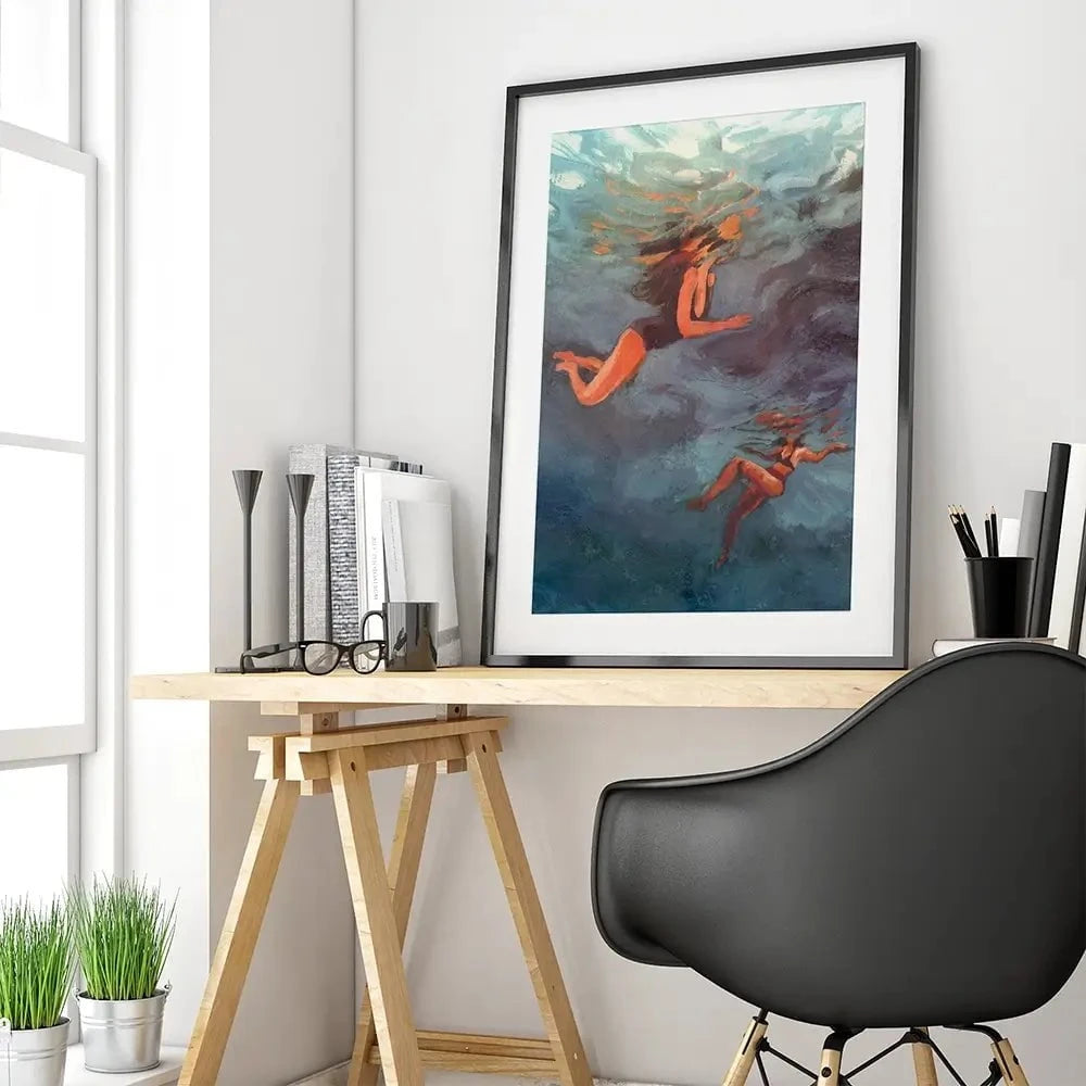 Water Dance Framed Art Print Water Dance Framed Art Print wall art product Victoria Barnes