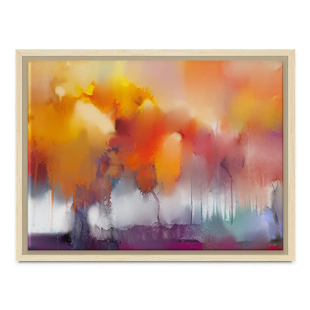 Watercolour Bleed Canvas Print Watercolour Bleed Canvas Print wall art product Art Print Shop
