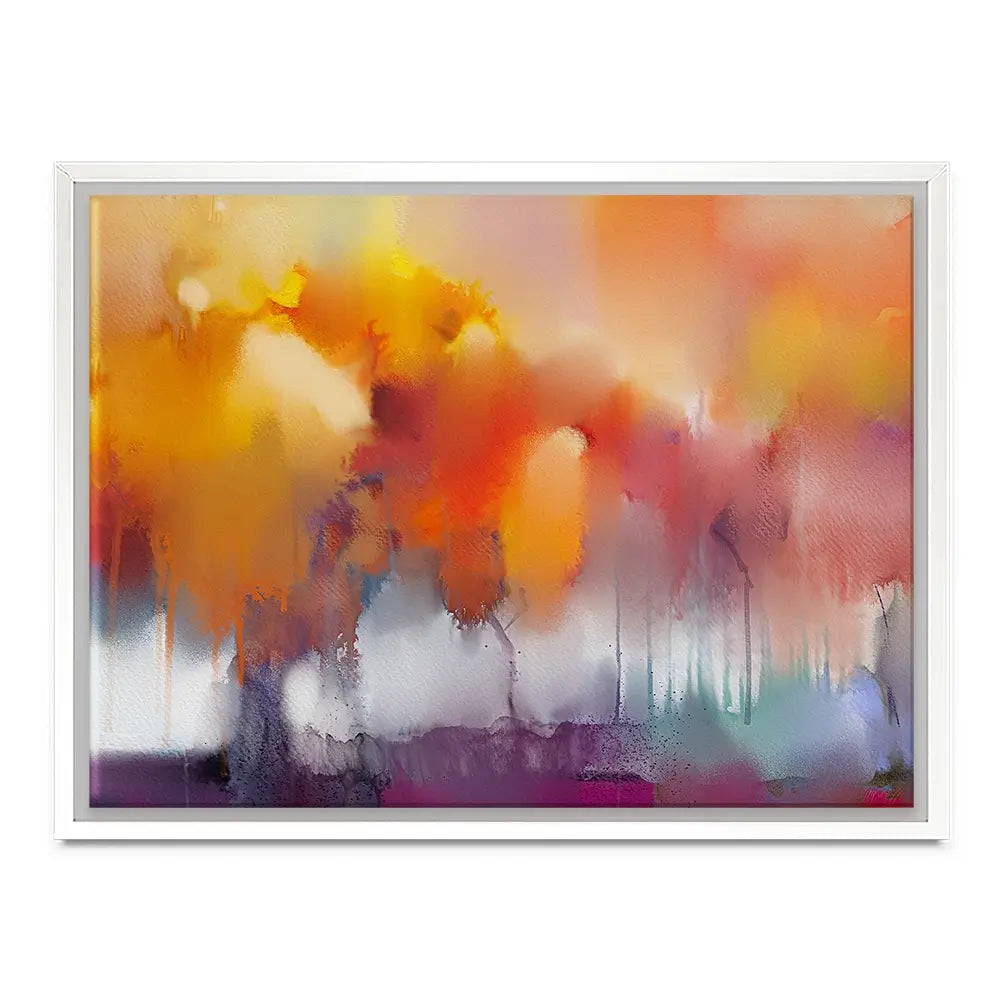 Watercolour Bleed Canvas Print Watercolour Bleed Canvas Print wall art product Art Print Shop