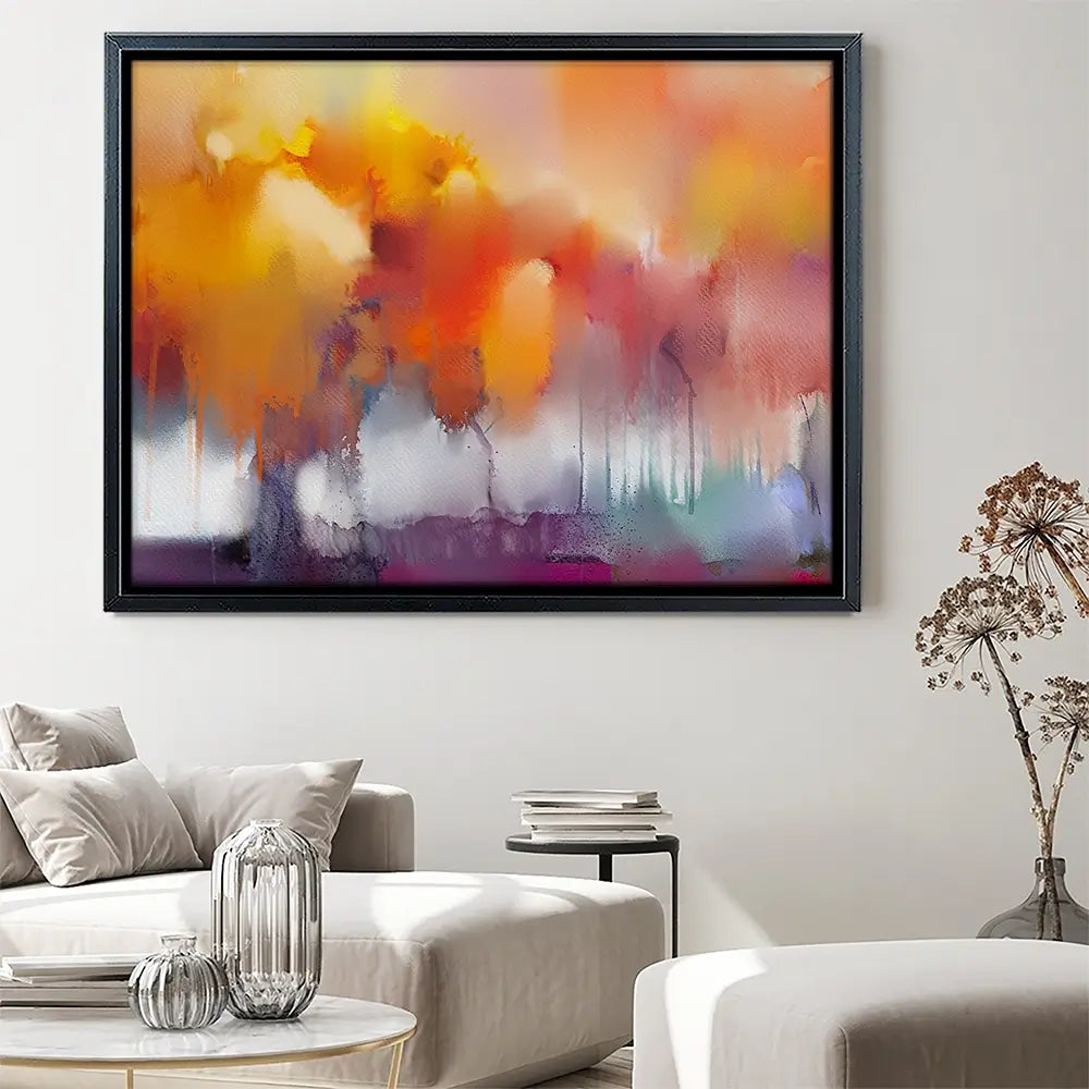 Watercolour Bleed Canvas Print Watercolour Bleed Canvas Print wall art product Art Print Shop