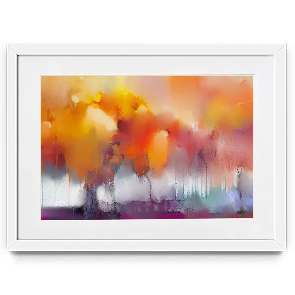 Watercolour Bleed Framed Art Print Watercolour Bleed Framed Art Print wall art product Art Print Shop