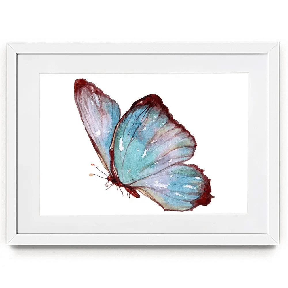 Watercolour Butterfly Framed Art Print Watercolour Butterfly Framed Art Print wall art product MyStocks / Shutterstock