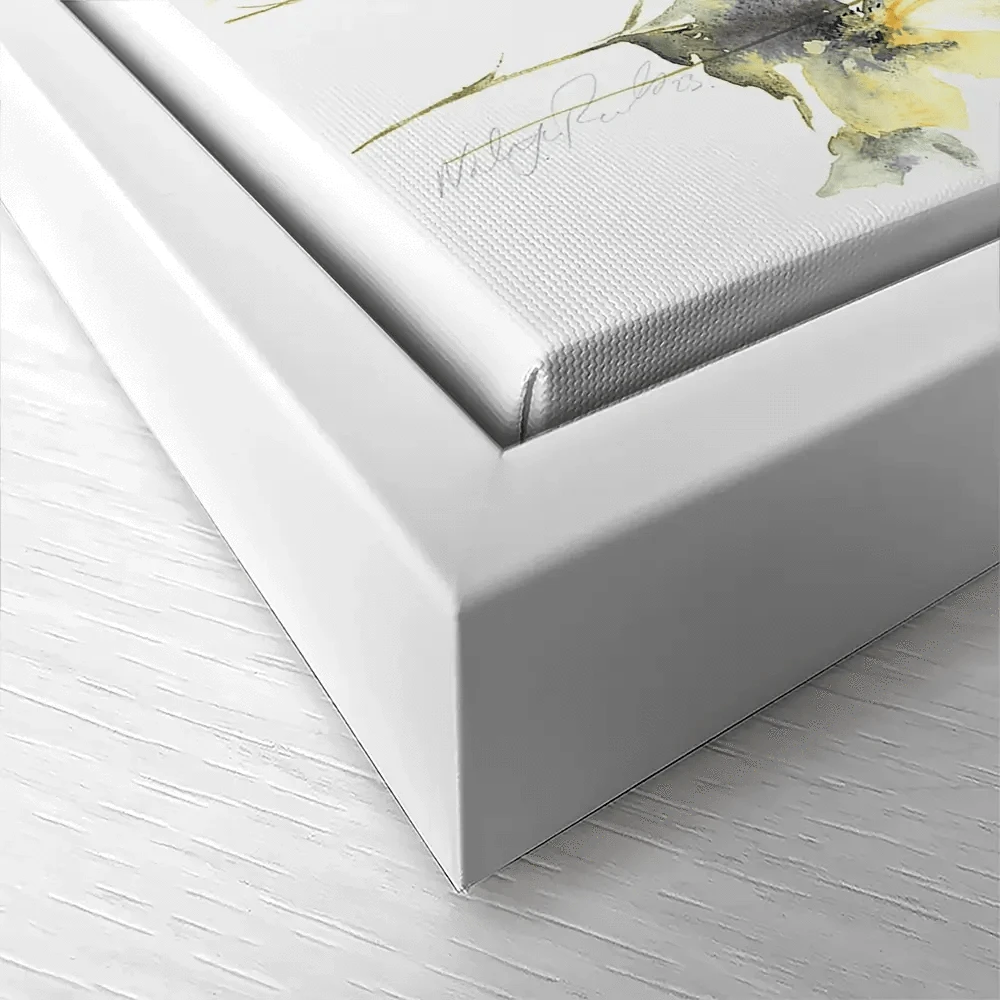 Watercolour Flower Stems Canvas Print Watercolour Flower Stems Canvas Print wall art product Nicola Jane Rowles