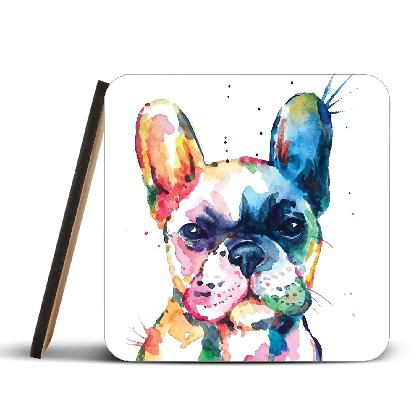 Watercolour Frenchie Coaster Set Watercolour Frenchie Coaster Set wall art product Yuli_ya / Shutterstock