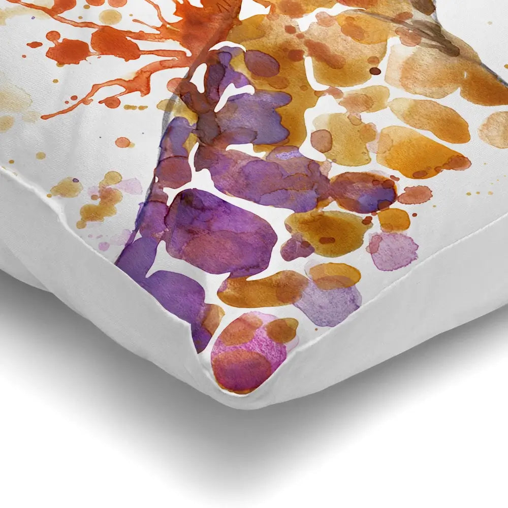 Watercolour Giraffes Cushion Watercolour Giraffes Cushion wall art product Faenkova Elena / Shutterstock