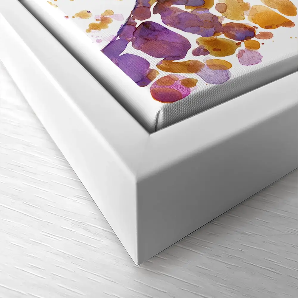 Watercolour Giraffes Square Canvas Print Watercolour Giraffes Square Canvas Print wall art product Faenkova Elena / Shutterstock