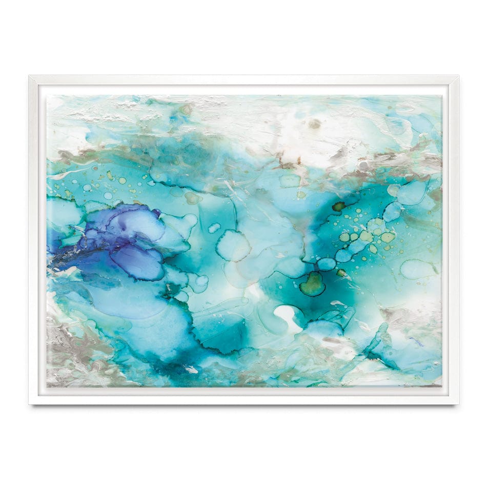 Watercolour In Blue Canvas Print wall art product Carol Robinson