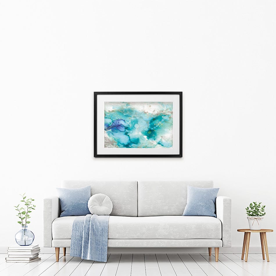Watercolour In Blue Framed Art Print Watercolour In Blue Framed Art Print wall art product Carol Robinson
