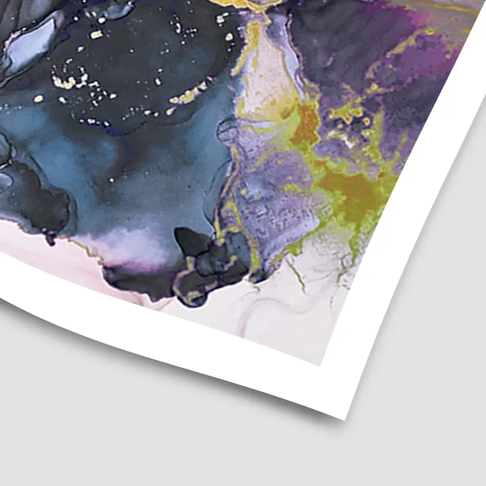 Watercolour Marble Purple Blend Art Print Watercolour Marble Purple Blend Art Print wall art product Seamless Watercolor / Shutterstock