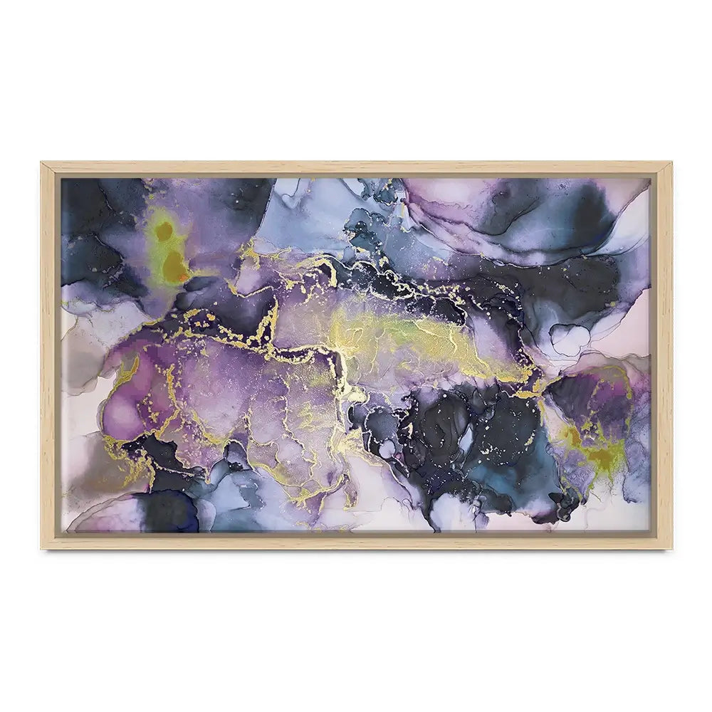 Watercolour Marble Purple Blend Canvas Print Watercolour Marble Purple Blend Canvas Print wall art product Seamless Watercolor / Shutterstock