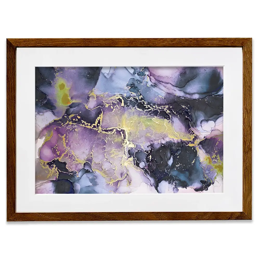 Watercolour Marble Purple Blend Framed Art Print Watercolour Marble Purple Blend Framed Art Print wall art product Seamless Watercolor / Shutterstock