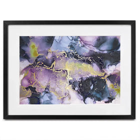 Watercolour Marble Purple Blend Framed Art Print Watercolour Marble Purple Blend Framed Art Print wall art product Seamless Watercolor / Shutterstock
