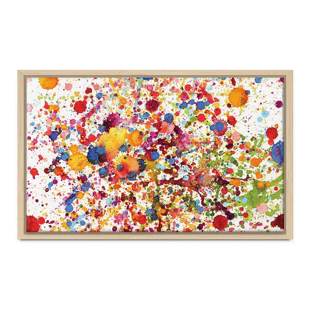 Watercolour Paint Splash Oversized Canvas Print Watercolour Paint Splash Oversized Canvas Print wall art product Art Print Shop