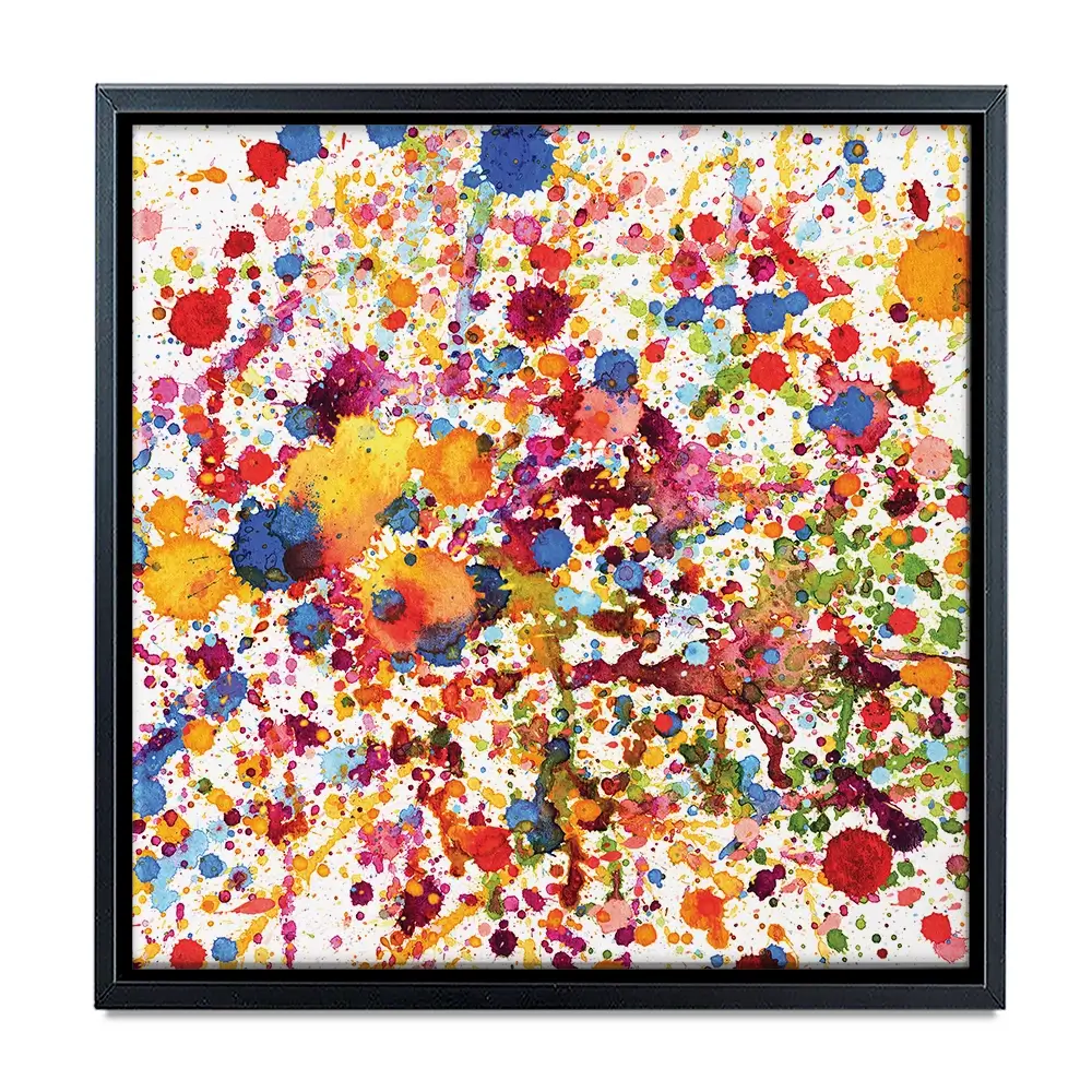 Watercolour Paint Splash Square Canvas Print Watercolour Paint Splash Square Canvas Print wall art product prapass / Shutterstock