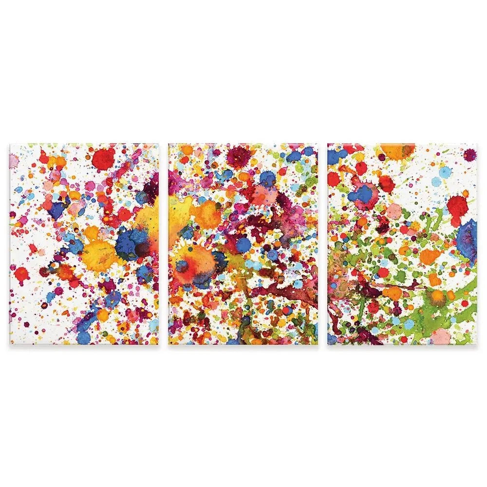 Watercolour Paint Splash Trio Canvas Print Watercolour Paint Splash Trio Canvas Print wall art product prapass / Shutterstock