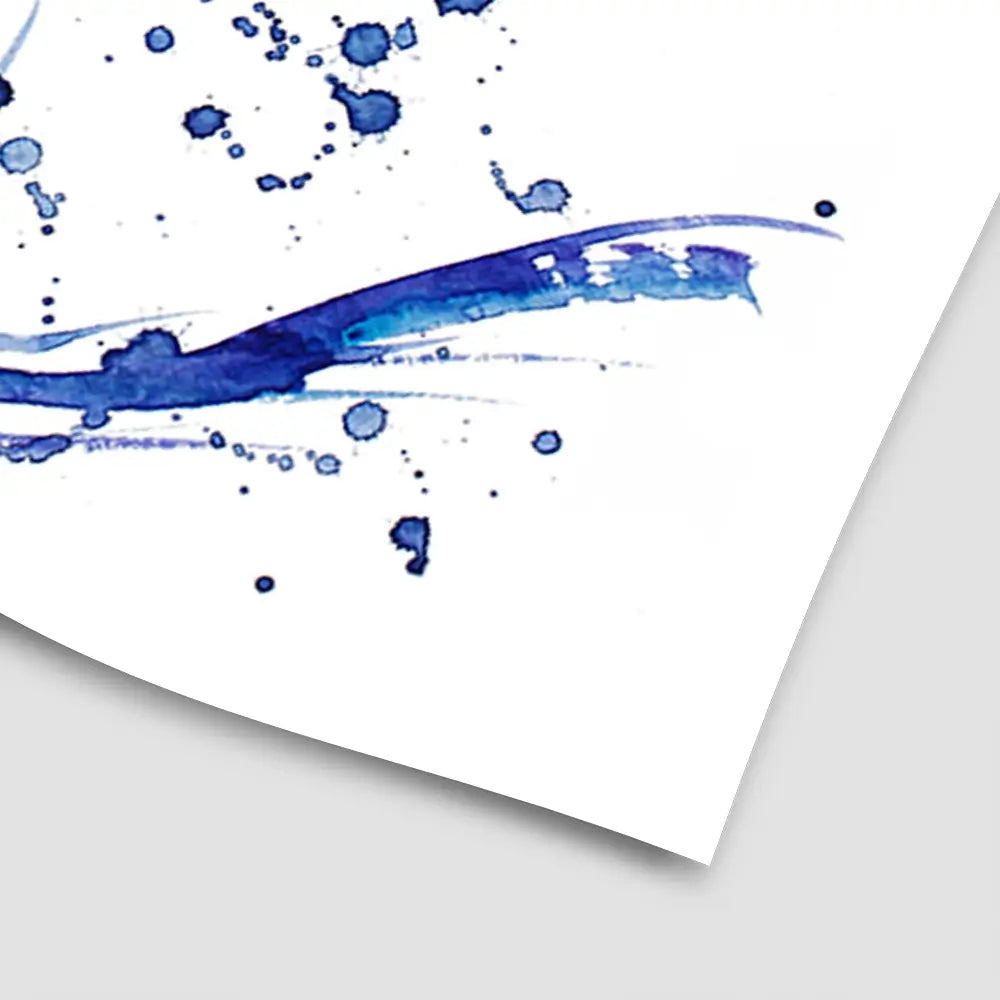 Watercolour Peacock Feather Art Print Watercolour Peacock Feather Art Print wall art product Barbarris / Shutterstock
