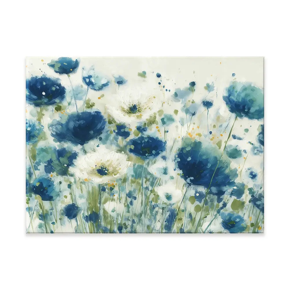 Watercolour Poppies On Ivory Canvas Print Watercolour Poppies On Ivory Canvas Print wall art product Chromatic Storm Studio