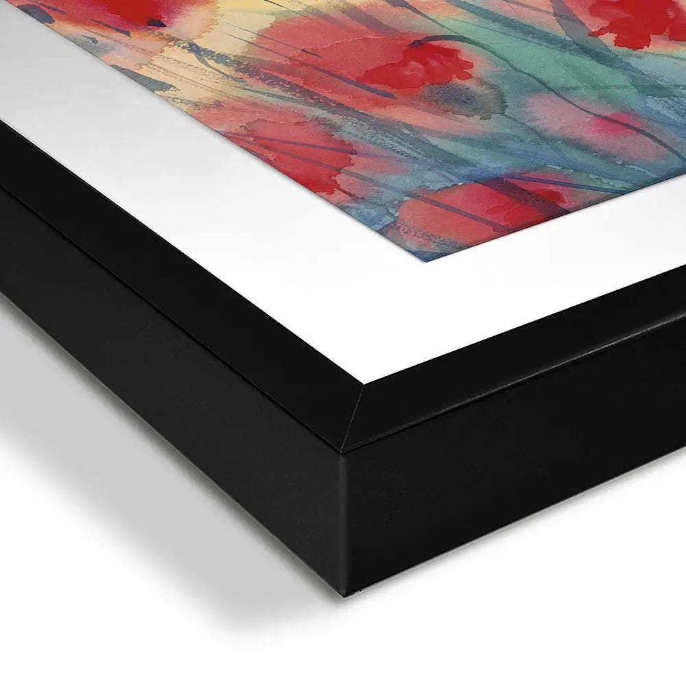 Watercolour Poppy Field Square Framed Art Print Watercolour Poppy Field Square Framed Art Print wall art product Egle Lipeikaite / Shutterstock