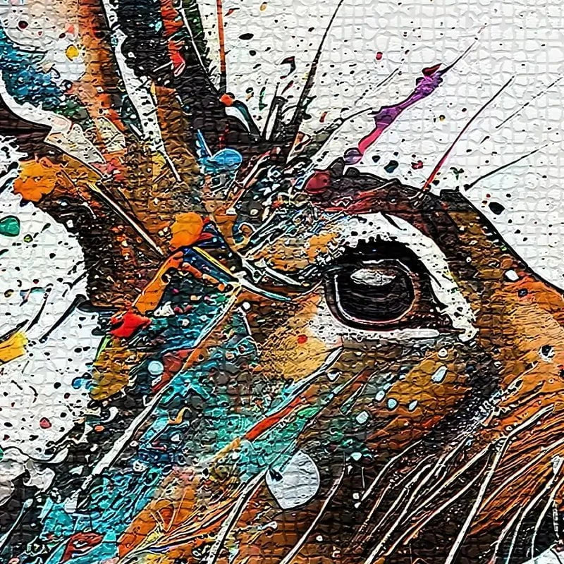 Watercolour Rabbit Art Print Watercolour Rabbit Art Print wall art product Lena Owens - Independent