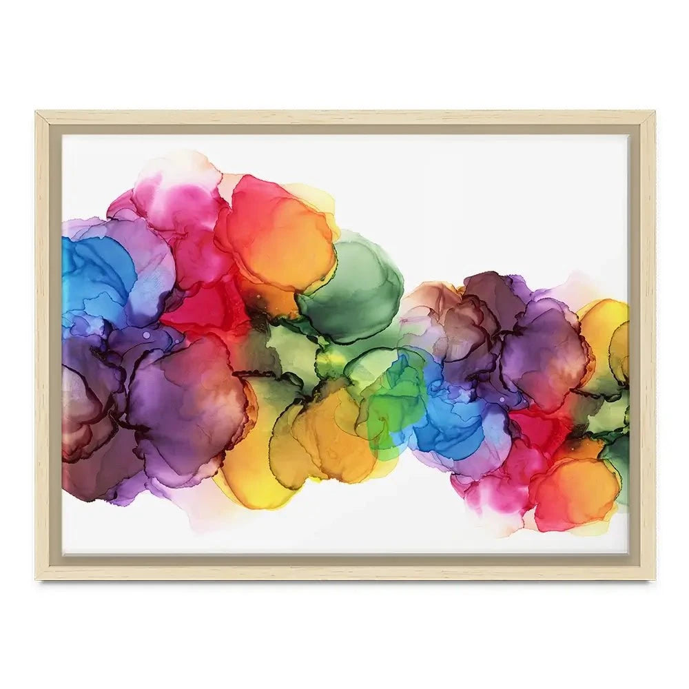 Watercolour Rainbow Curve Canvas Print Watercolour Rainbow Curve Canvas Print wall art product Rudchenko Liliia / Shutterstock