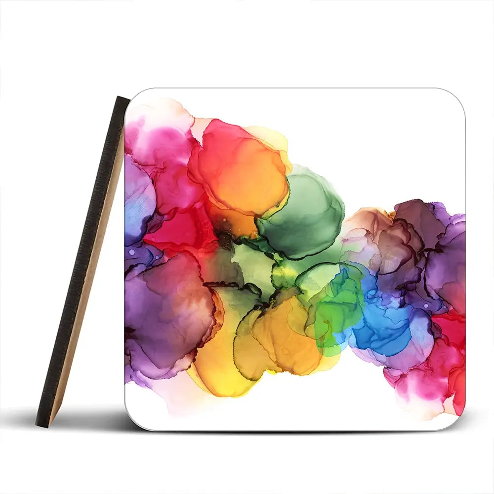 Watercolour Rainbow Curve Coaster Set Watercolour Rainbow Curve Coaster Set wall art product Rudchenko Liliia / Shutterstock