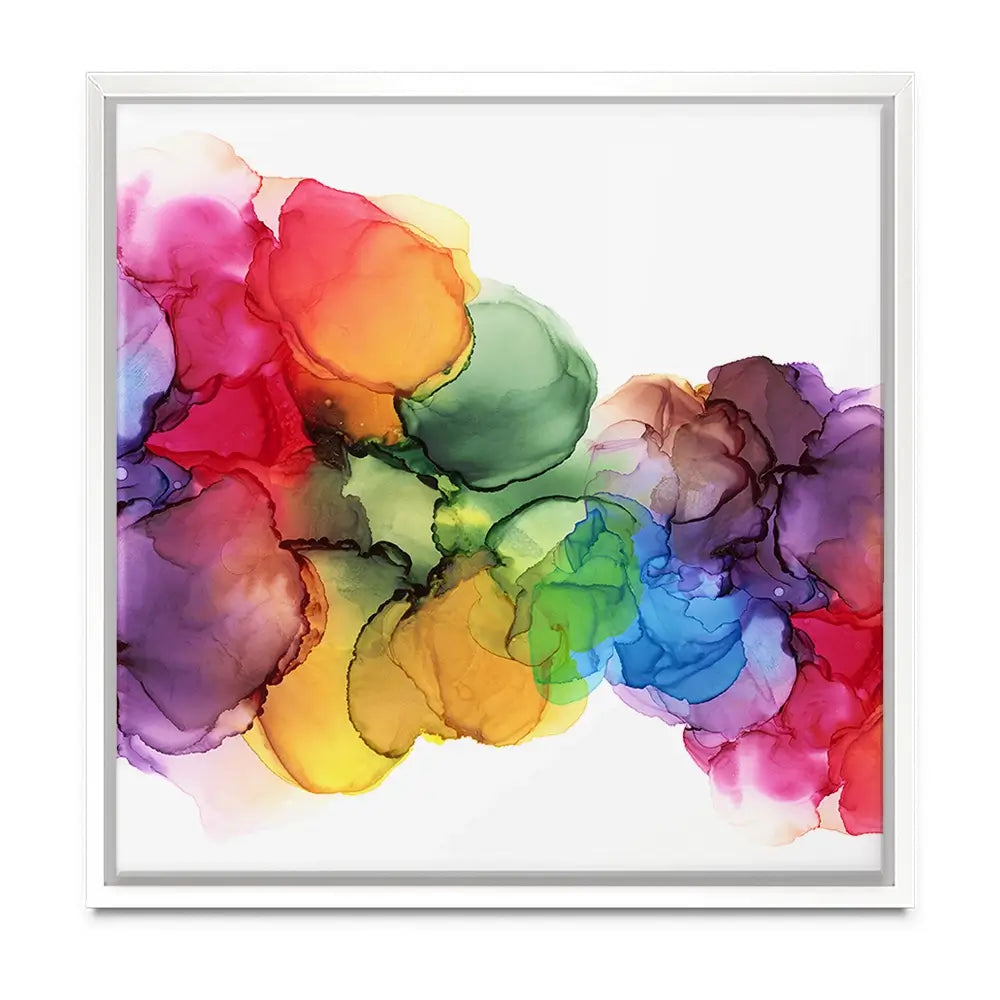 Watercolour Rainbow Curve Oversized Canvas Print Watercolour Rainbow Curve Oversized Canvas Print wall art product Art Print Shop