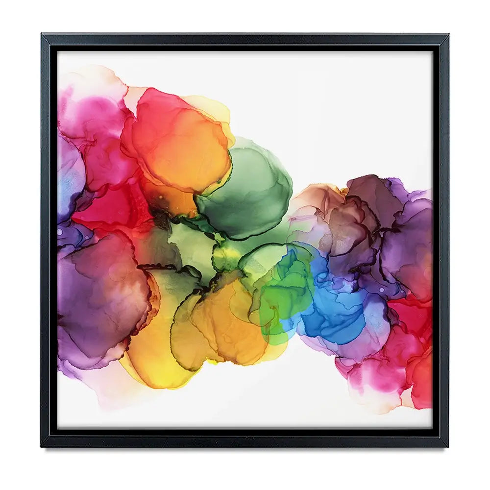 Watercolour Rainbow Curve Oversized Canvas Print Watercolour Rainbow Curve Oversized Canvas Print wall art product Art Print Shop