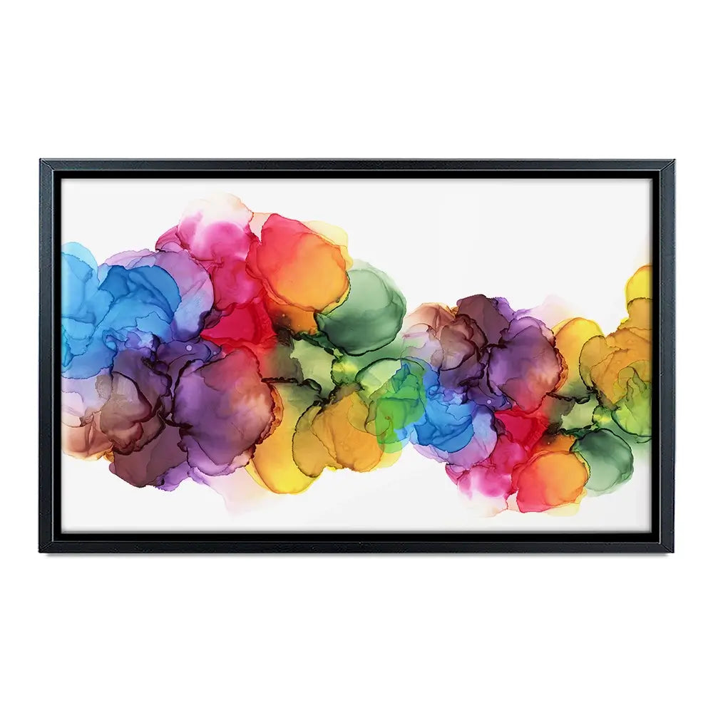 Watercolour Rainbow Curve Oversized Canvas Print Watercolour Rainbow Curve Oversized Canvas Print wall art product Art Print Shop