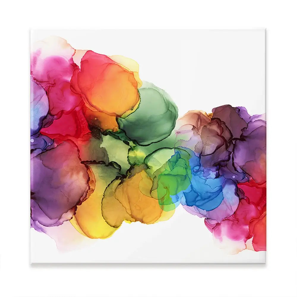 Watercolour Rainbow Curve Oversized Canvas Print Watercolour Rainbow Curve Oversized Canvas Print wall art product Art Print Shop