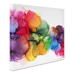 Watercolour Rainbow Curve Square Canvas Print wall art product Rudchenko Liliia / Shutterstock