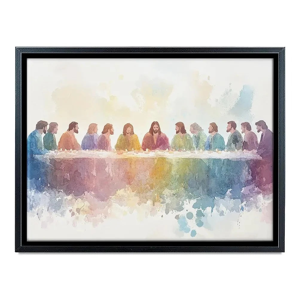 Watercolour Supper Canvas Print Watercolour Supper Canvas Print wall art product Petals Prints Design - Independent