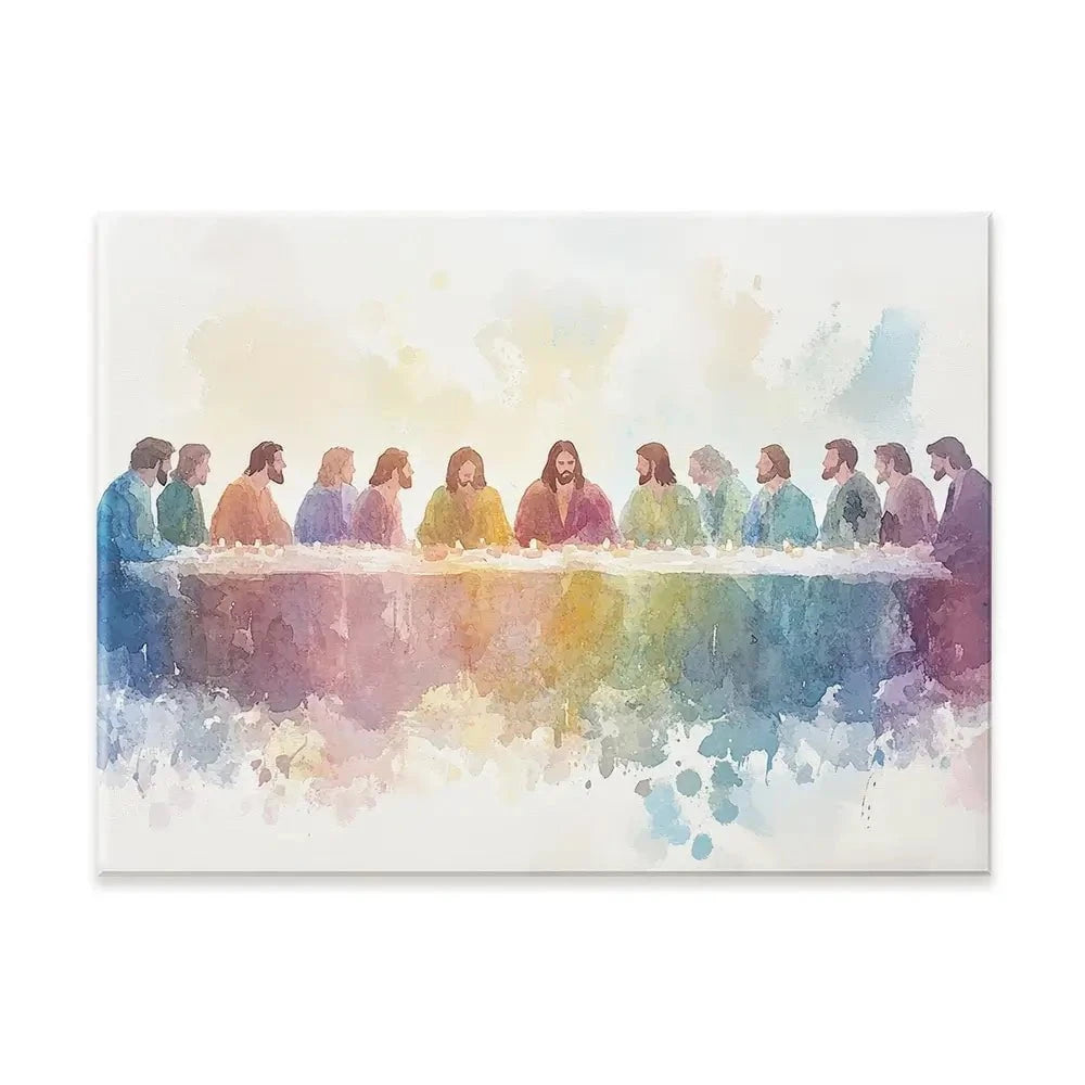 Watercolour Supper Canvas Print Watercolour Supper Canvas Print wall art product Petals Prints Design - Independent