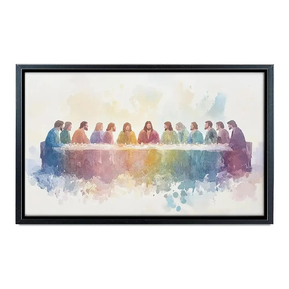 Watercolour Supper Canvas Print Watercolour Supper Canvas Print wall art product Petals Prints Design - Independent