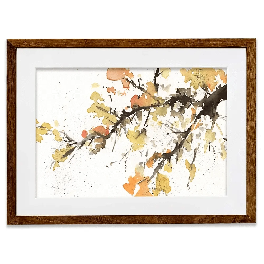 Watercolour Tree Branch Framed Art Print Watercolour Tree Branch Framed Art Print wall art product Samuel Dixon