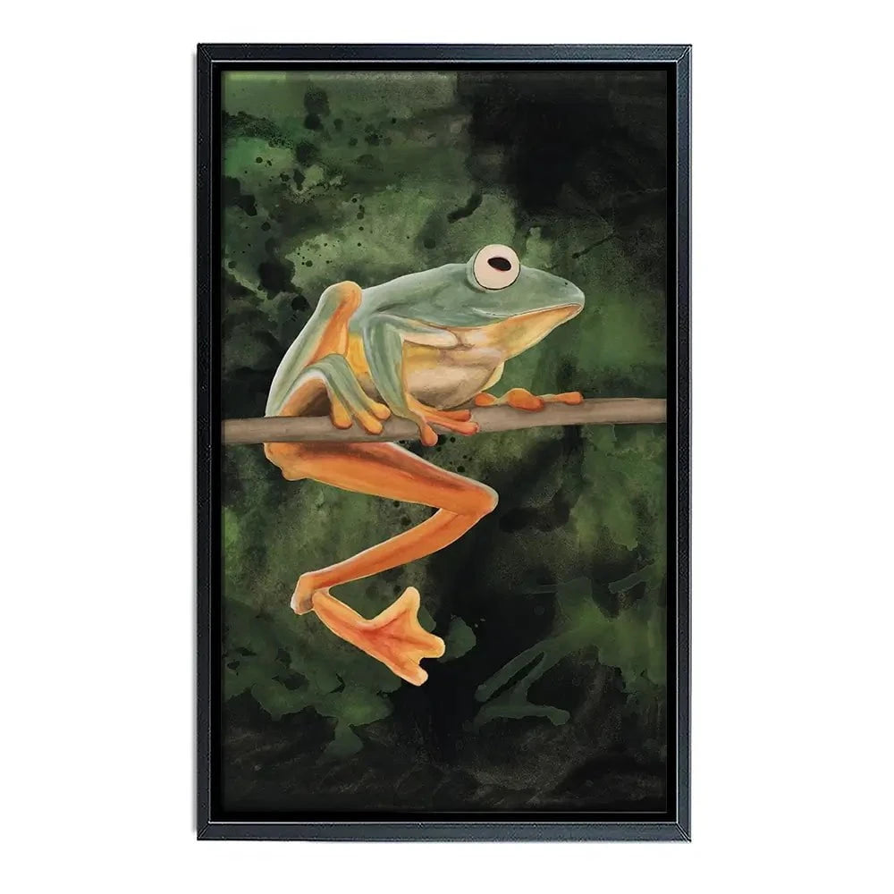 Watercolour Tree Frog Canvas Print Watercolour Tree Frog Canvas Print wall art product Michael Willett