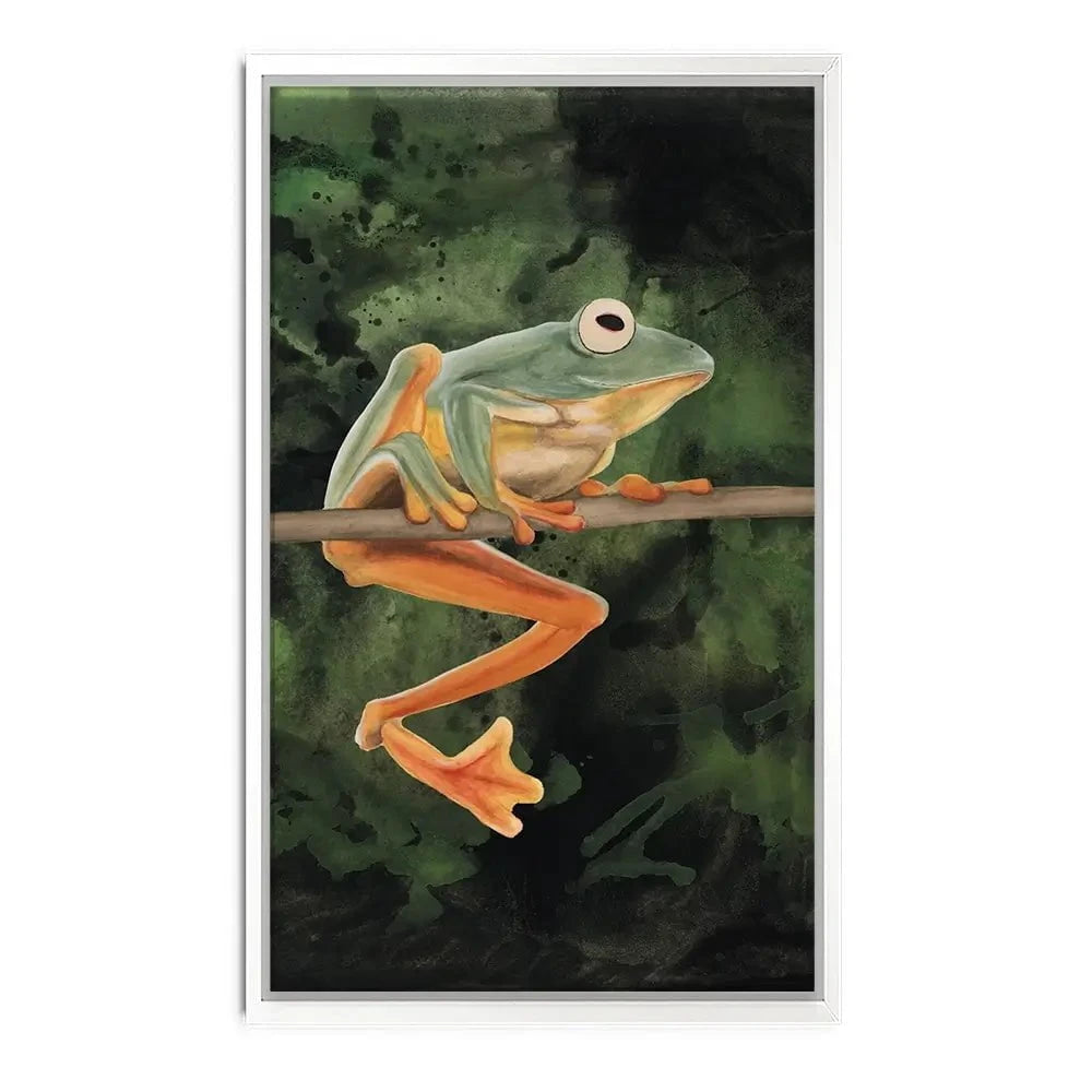 Watercolour Tree Frog Canvas Print Watercolour Tree Frog Canvas Print wall art product Michael Willett