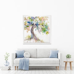 Watercolour Tree Of Life Canvas Print wall art product Carol Robinson