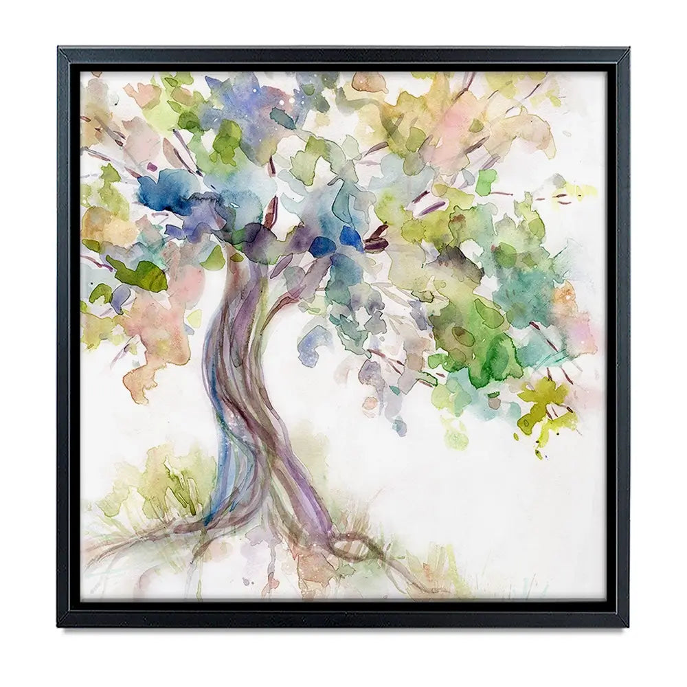 Watercolour Tree Of Life Oversized Square Canvas Print Watercolour Tree Of Life Oversized Square Canvas Print wall art product Carol Robinson