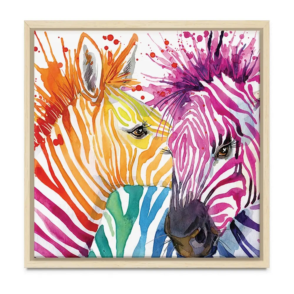 Watercolour Zebra Oversized Canvas Print Watercolour Zebra Oversized Canvas Print wall art product Faenkova Elena / Shutterstock