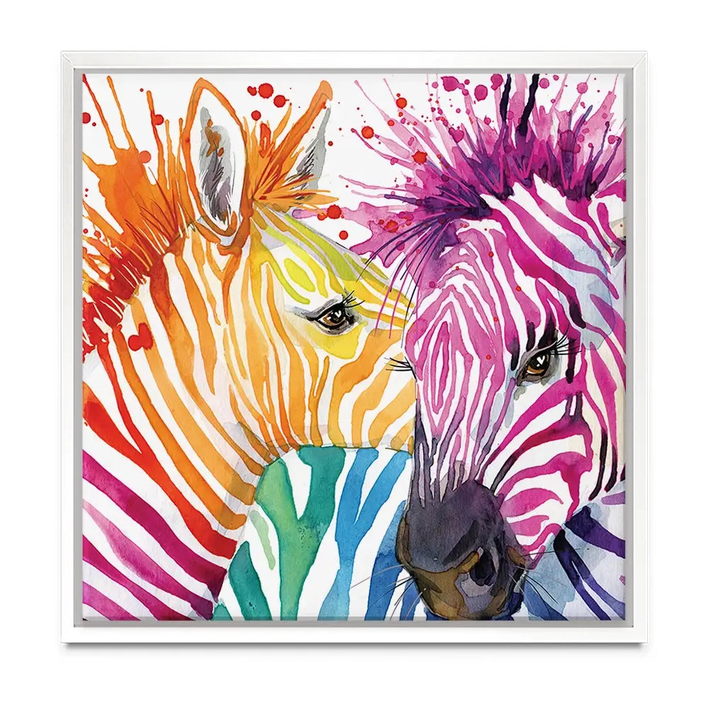 Watercolour Zebra Oversized Canvas Print Watercolour Zebra Oversized Canvas Print wall art product Faenkova Elena / Shutterstock