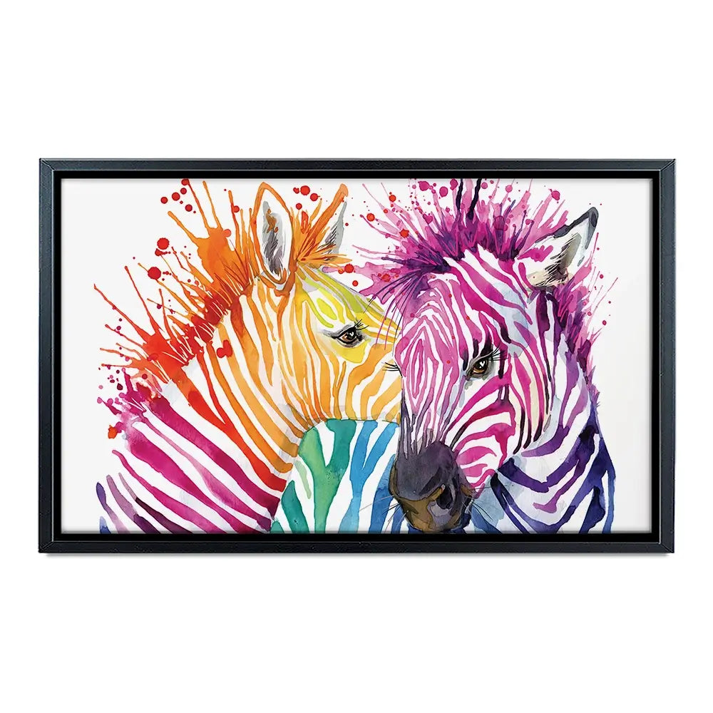 Watercolour Zebra Oversized Canvas Print Watercolour Zebra Oversized Canvas Print wall art product Faenkova Elena / Shutterstock