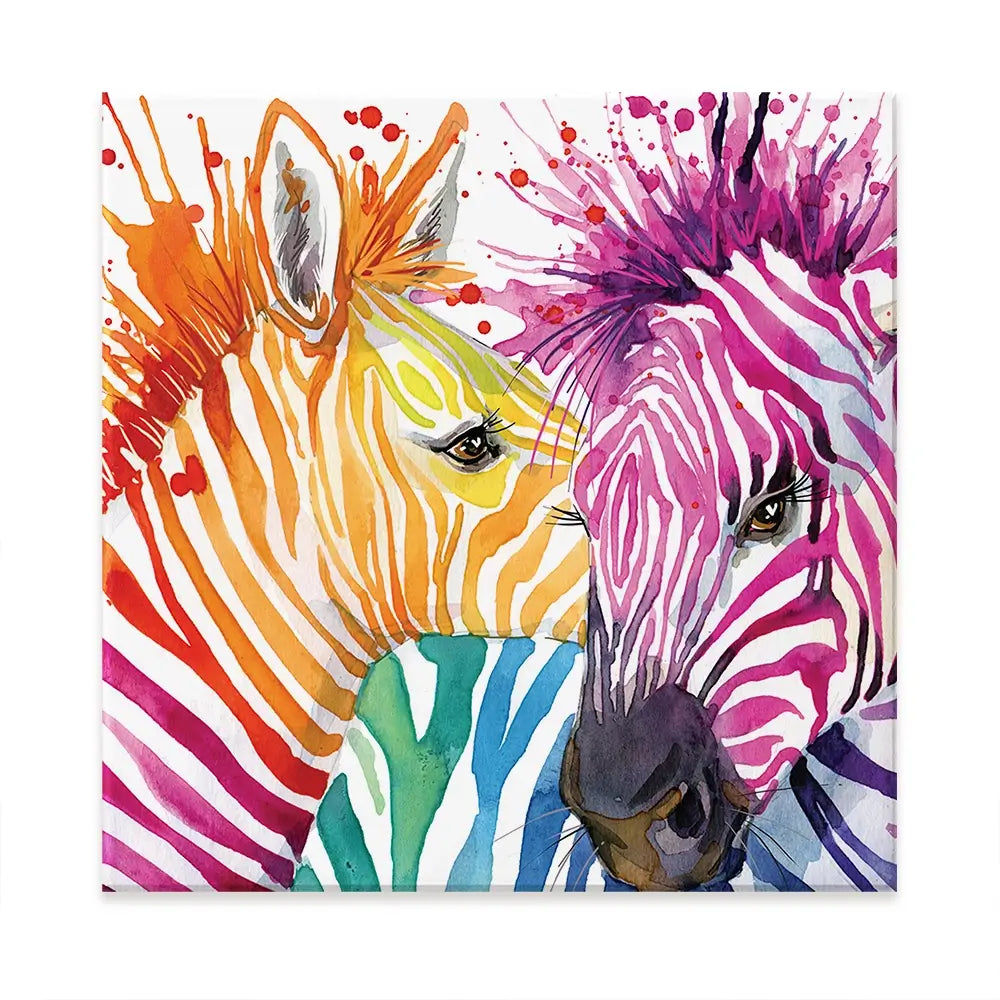 Watercolour Zebra Oversized Canvas Print Watercolour Zebra Oversized Canvas Print wall art product Faenkova Elena / Shutterstock