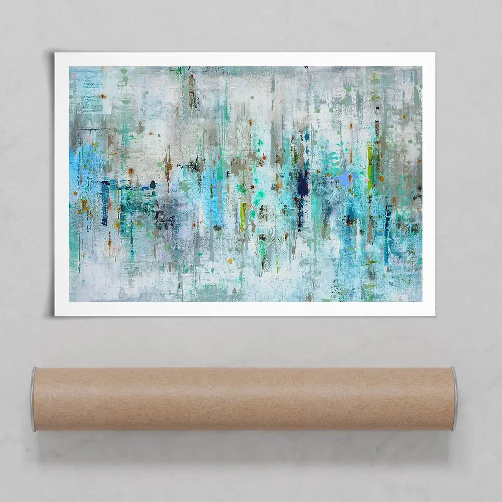 Waterfall Reflection Art Print Waterfall Reflection Art Print wall art product Studio Paint-Ing