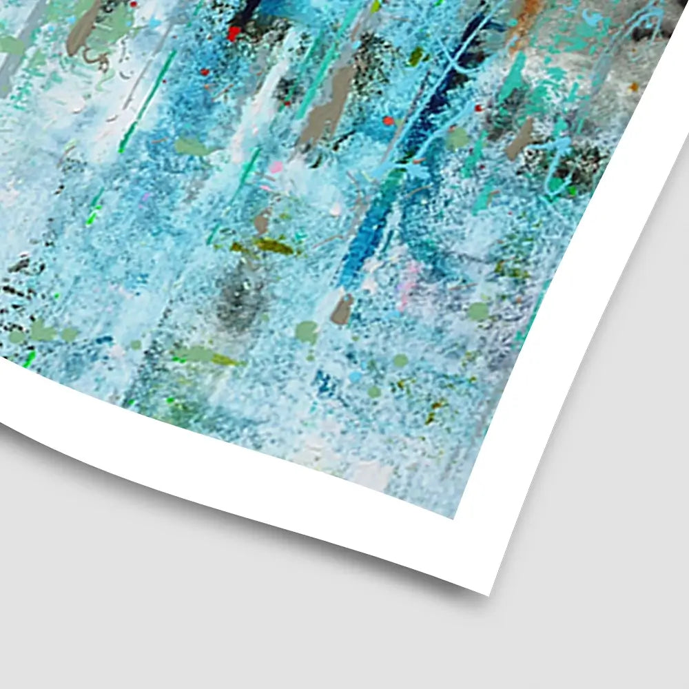 Waterfall Reflection Art Print Waterfall Reflection Art Print wall art product Studio Paint-Ing