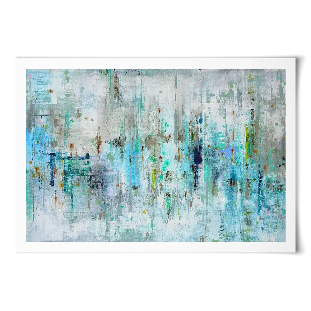 Waterfall Reflection Art Print Waterfall Reflection Art Print wall art product Studio Paint-Ing